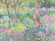 Αναπαραγωγή The Garden in Giverny, Claude Monet