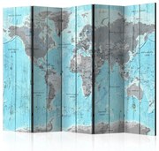 Διαχωριστικό με 5 τμήματα - Wooden Travels [Room Dividers] 225x172