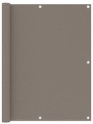 vidaXL Διαχωριστικό Βεράντας Taupe 120 x 300 εκ. Ύφασμα Oxford