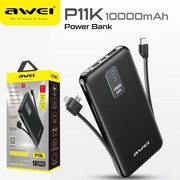 Φορητή μπαταρία 3 σε 1 10000mAh AWEI P11K AWEI