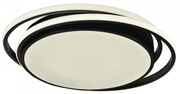 Φωτιστικό Οροφής - Πλαφονιέρα 42172 Led Dimmable Φ50cm 5460Lm 60W 3CCT Black Inlight