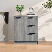 vidaXL Ντουλάπι Γκρι Sonoma 60 x 30 x 70 εκ. από Επεξεργασμένο Ξύλο
