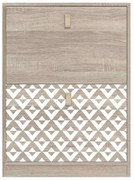 Παπουτσοθήκη 271-121-035 60x23,5x81cm Sonoma-White Melamine