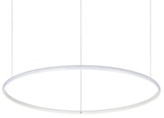 Φωτιστικό Οροφής Hulahoop 258768 81,5x17/212cm LED 41W 3000K White Ideal Lux