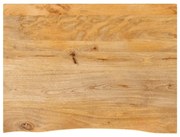 vidaXL Επιφάνεια Τραπεζιού 90x60x2,5 εκ. Live Edge Μασίφ Ξύλο Μάνγκο
