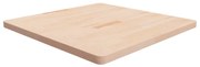 vidaXL Επιφάνεια Τραπεζιού Τετράγωνη 90x90x4 εκ. Μασίφ Ξύλο Δρυς