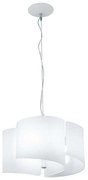 Φωτιστικό Οροφής Imagine I-IMAGINE-S3 3xE27 Φ47cm 120cm White Luce Ambiente Design Αλουμίνιο,Γυαλί