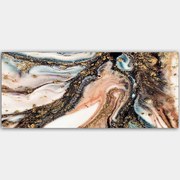 Πίνακας Καμβάς 451ERN1237 120x50cm Multi Wallity Οριζόντιοι Ξύλο, Καμβάς