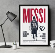 Πόστερ &amp; Κάδρο Leo Messi SC026 21x30cm Εκτύπωση Πόστερ (χωρίς κάδρο)