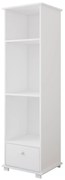 Βιβλιοθήκη  Classic  με 1 Συρτάρι  White  48x46x183cm  BC90022  BabyCute