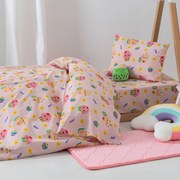 Σεντόνια Μονά (Σετ) Palamaiki Fashion My Kingdom MK767 Ροζ ΜΕ ΛΑΣΤΙΧΟ 110x200+30