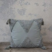 Μαξιλάρι Διακοσμητικό (Με Γέμιση) Amadeo Gray Nima 45X45 45x45cm 100% Cotton