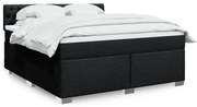 ΚΡΕΒΑΤΙ BOXSPRING ΜΕ ΣΤΡΩΜΑ ΜΑΥΡΟ 180X200 ΕΚ. ΥΦΑΣΜΑΤΙΝΟ 3288276