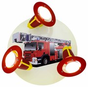 Φωτιστικό τοίχου-οροφής Elobra Fire Department Τρίφωτο