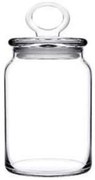 Βάζο Αποθήκευσης Kitchen SP96762G1 Φ8x14cm 860ml Clear Espiel Γυαλί