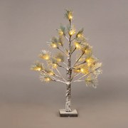 "SNOW PINE TREE" 24 WW LED ΛΑΜΠΑΚ.ΑΝΤΑΠΤ.(24VDC) IP44 10X10X60CM 3M KΑΦΕ ΚΑΛ. ΤΡΟΦ. ACA X1024144