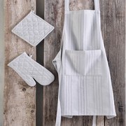 Σετ Κουζίνας Savoca (3τμχ) Grey Ρυθμός 100% Cotton