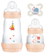 Βρεφικό Σετ Για το Ξεκίνημα Starter 655G Girl (Σετ 3τμχ) 0+ Μηνών Pink Mam 260ml Silicon,Plastic