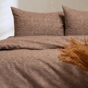 Σετ Σεντόνι Με Μαξιλαροθήκη Φανελένιο Ημίδιπλο Με Λάστιχο 120x200+30εκ. Hope Mocca Winter Line Mini Melinen 20004035