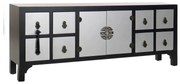 Τραπέζι Τηλεόρασης με Συρτάρια DKD Home Decor Ανατολικó Ξύλο MDF (130 x 24 x 51 cm)