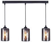 KQ 8877-3 SMOG PENDANT SMOKED GLASSES HOMELIGHTING 77-8201