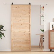 vidaXL Σαμαρίνα Φυσικό 100 x 208 εκ. Μασίφ ξύλο πεύκου