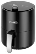 Φριτέζα AirFryer Rosberg R51980Y, 1200 W, 2,5 L, Hot Air, Timer, Έως 200C, Μαύρο