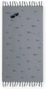 Πετσέτα Θαλάσσης 70x120 Ocean Fish Grey 5205495518824