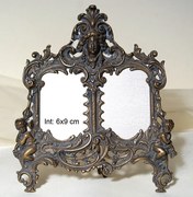 Κορνίζα 2 Θέσεων Μπρούτζινη Royal Art 22x22εκ. STL596BR