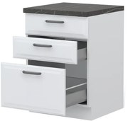Επιδαπέδιο ντουλάπι Evora R60-3M BOX - 60.00Χ60.00Χ88.00cm