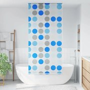 vidaXL Κουρτίνα Μπάνιου Ρολό Σχέδιο Κύκλοι 80 x 240 εκ.