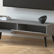Έπιπλο τηλεόρασης Lotus Megapap χρώμα γκρι ρετρό 120x30x40εκ.