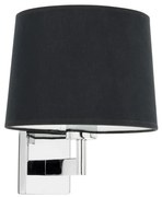 Φωτιστικό Τοίχου - Απλίκα Artis 68491-03 E27 max 15W Chrome - Black Faro Barcelona