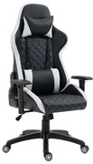ZITA PLUS A6370 ΜΑΥΡΟ/ΛΕΥΚΟ ΠΟΛΥΘΡΟΝΑ GAMING  01.0283
