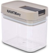 Δοχείο Αποθήκευσης Misty 10-174-040 11,5x7,5x10cm 500ml Clear-Beige Nava Πλαστικό