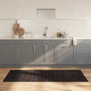 vidaXL Χαλί Ορθογώνιο Σκούρο Καφέ 80 x 200 εκ. Μπαμπού
