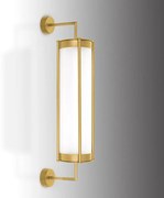 Φωτιστικό Τοίχου 01484 5W LED 3000K 400Lm 16,5x70cm Gold Luma