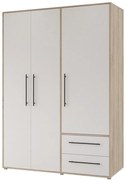 Ντουλάπα Tρίφυλλη Razol 318-000001 144,5x59x200cm White-Sonoma Τρίφυλλη