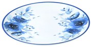 Πιάτο Ρηχό Blue Rose Πορσελάνη 20cm Σετ 6Τμχ Estia 07-16111
