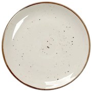 Πιάτο Πορσελάνινο Terra Ρηχό Σετ 6 τμχ Tlk101K6 Φ26cm Cream Espiel Πορσελάνη