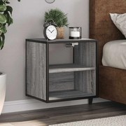 Επίτοιχα κομοδίνα 2 τεμάχια Γκρι Sonoma 40x31x39,5 cm - Γκρι