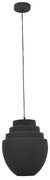 Intrahome Φωτιστικό οροφής Kelsy intrahome E27 μαύρο μέταλλο Φ30x122εκ | SKU: INTRAPA-398111123