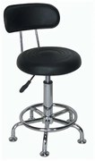 BAR73 ΜΑΥΡΟ PU(Σ2)ΣΚΑΜΠΟ ΜΕ ΑΜΟΡΤΙΣΕΡ ZITA PLUS 36Χ42Χ42.5-56/64.5-78.5εκ.
