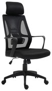BF2950W Πολυθρόνα Γραφείου Διευθυντή, Mesh Μαύρο  60x67x119/129cm [-Μαύρο-] [-Ύφασμα Mesh-] ΕΟ544,1W