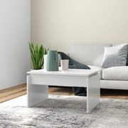 Τραπεζάκι Σαλονιού Λευκό 68 x 50 x 38 εκ. από Επεξ. Ξύλο 808332