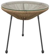 Τραπέζι Morena Fylliana Γκρί 50x45 εκ. 50x50x45 εκ.