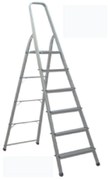 Σκάλα οικιακή αλουμινίου 2+1 σκαλιά ύψος: 0,70m.