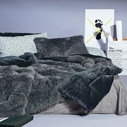 Κουβερτοπάπλωμα Γούνινο Calore 30 Denim Kentia King Size 260x230cm 100% Hollowfiber
