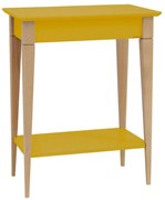 Κονσόλα Mimo S MIMOCSBE5 65x35x74cm Yellow-Beech Mdf,Ξύλο