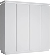 Ντουλάπα Lynx τετράφυλλη-Leuko - 215.70Χ60.00Χ217.00cm